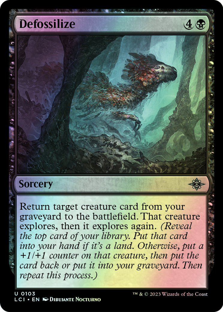 Defossilize (LCI) #103 [EN/F]