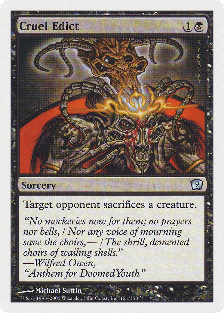 Cruel Edict (9ED) #121 [EN/N]