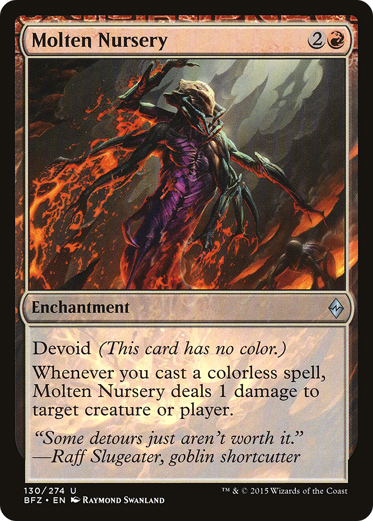 Molten Nursery (BFZ) #130 [EN/N] s/o