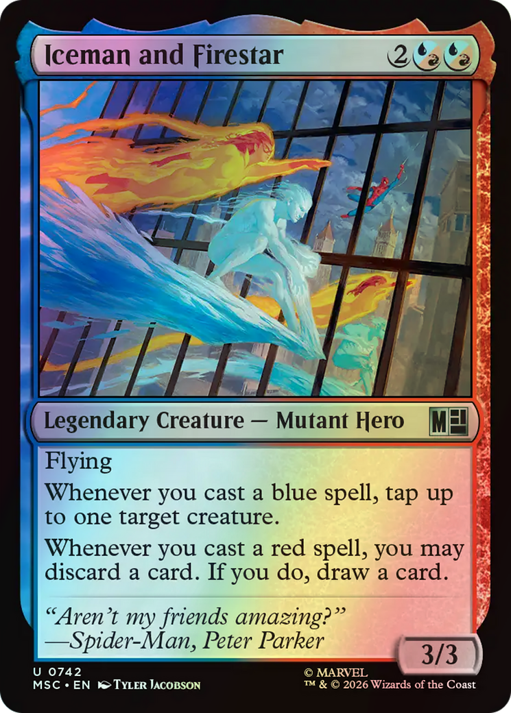 Iceman and Firestar (MSC) #742 [EN/F]