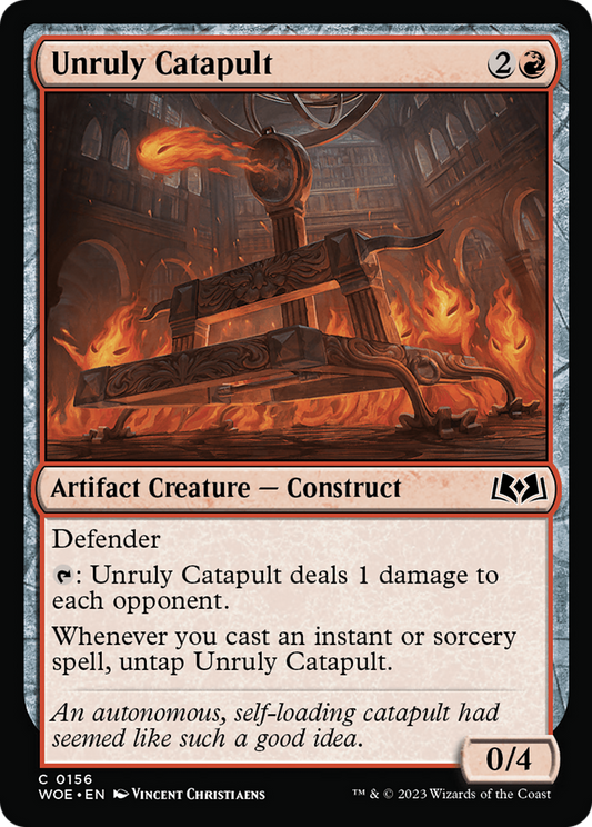Unruly Catapult (WOE) #156 [EN/N] s/o
