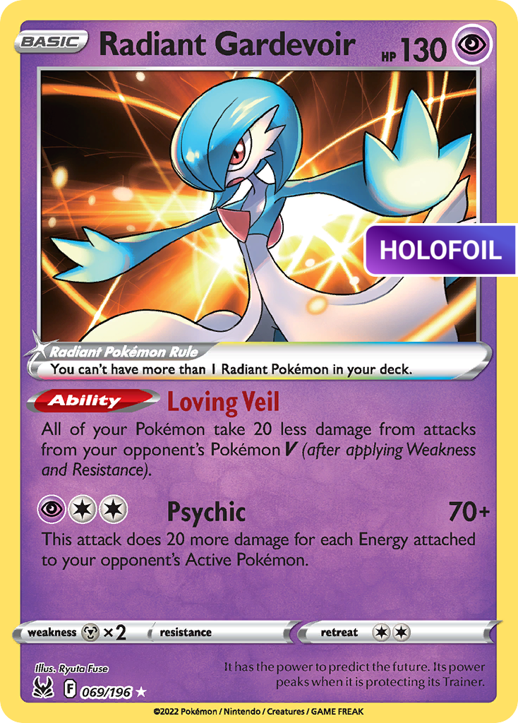 Radiant Gardevoir (LOR) #069 [EN/H] s/o