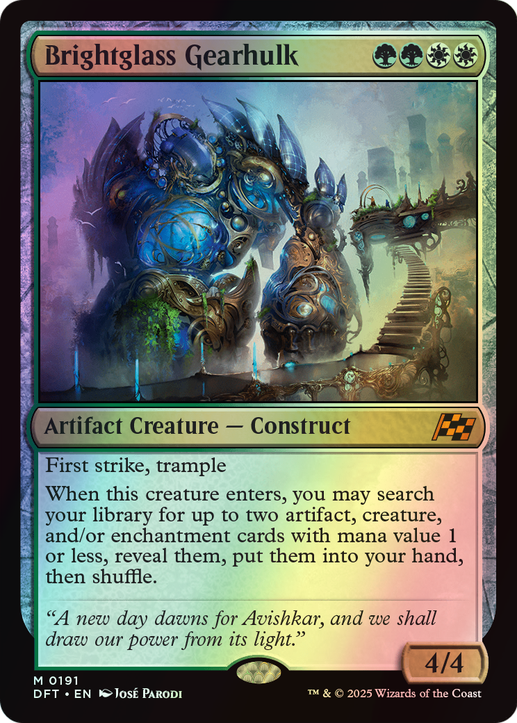 Brightglass Gearhulk (DFT) #191 [EN/F] s/o
