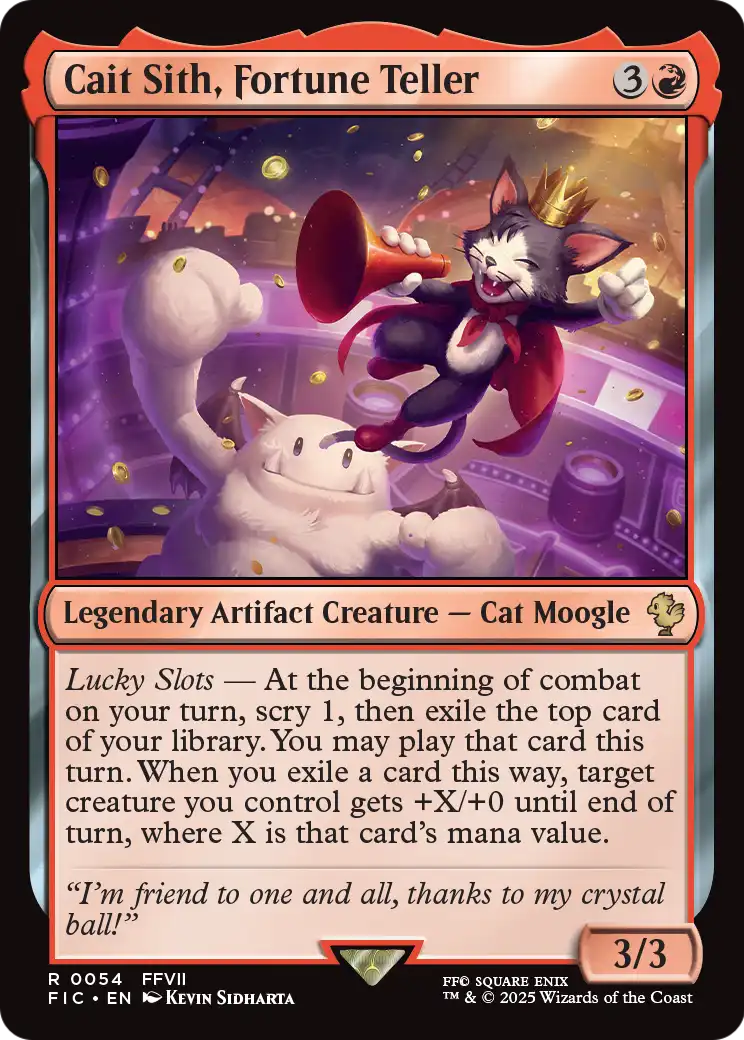 Cait Sith, Fortune Teller (FIC) #54 [EN/N]
