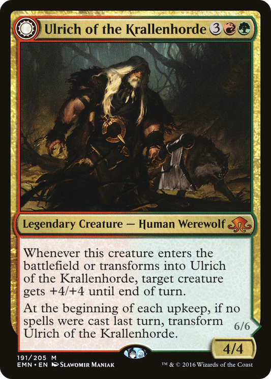 Ulrich of the Krallenhorde // Ulrich, Uncontested Alpha (EMN) #191 [EN/N]