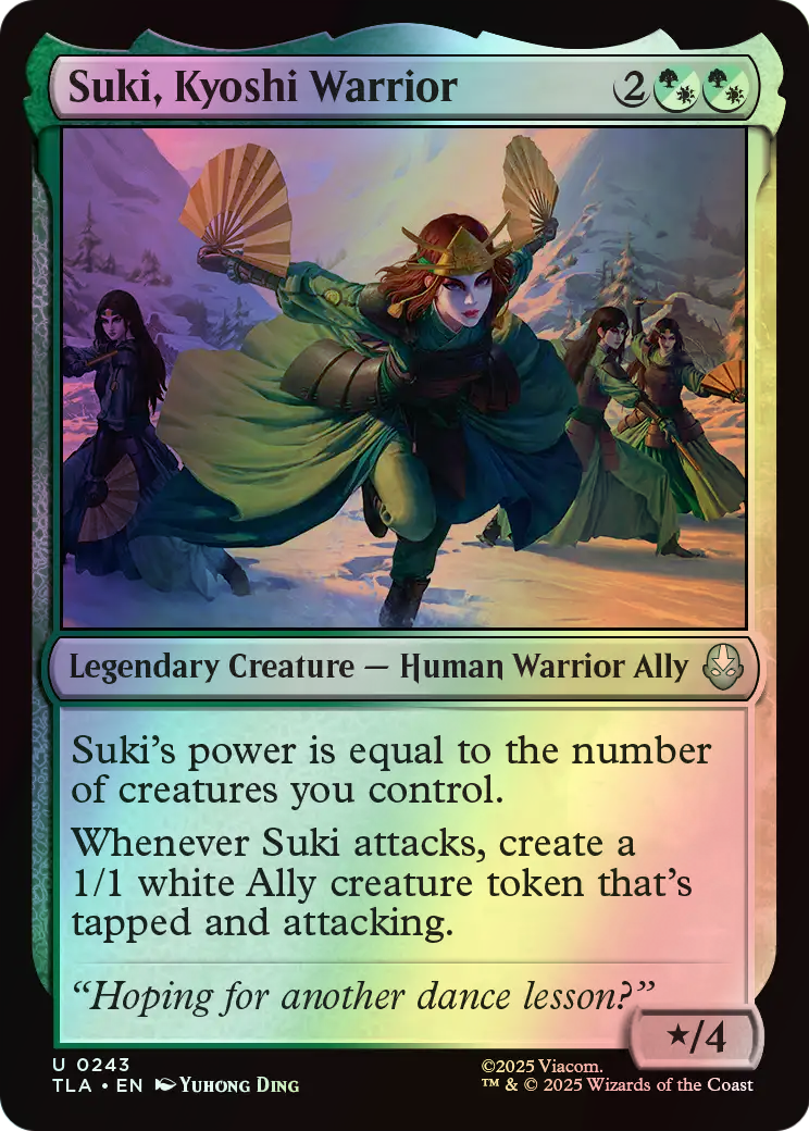 Suki, Kyoshi Warrior (TLA) #243 [EN/F] s/o