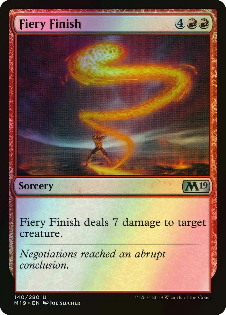 Fiery Finish (M19) #140 [EN/F]
