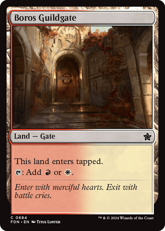 Boros Guildgate (FDN) #684 [EN/N] s/o