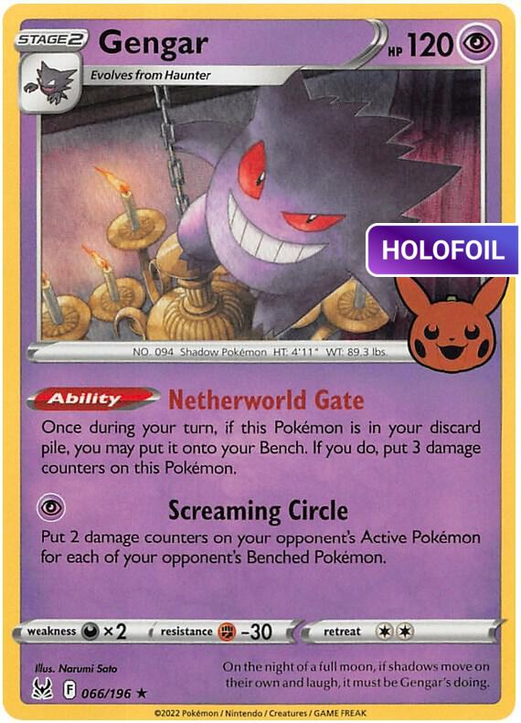 Gengar (2022 Copyright Date) (TTBB23) #066 [EN/H]
