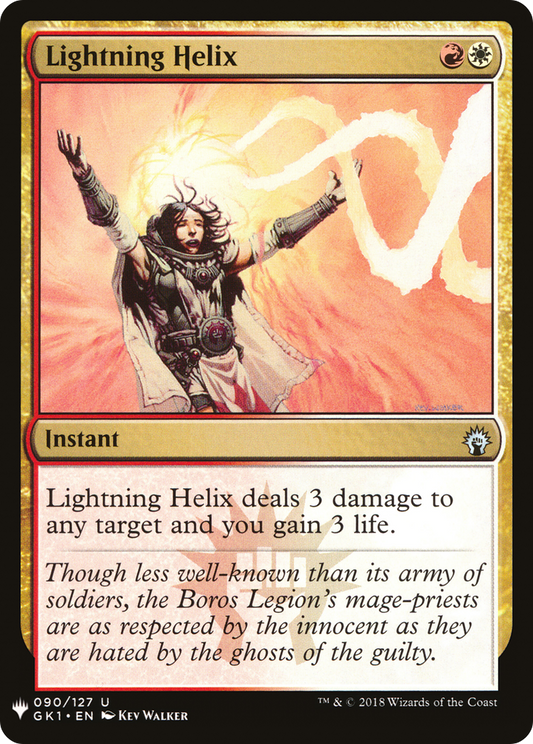 Lightning Helix (PLST) #GK1-90 [EN/N] s/o