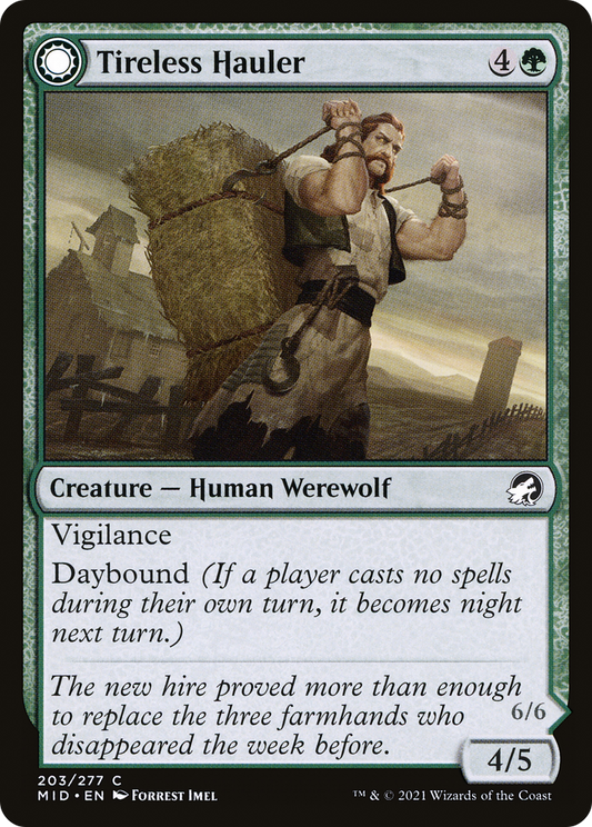 Tireless Hauler // Dire-Strain Brawler (MID) #203 [EN/N]
