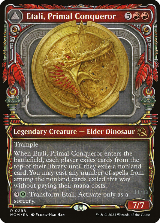 Etali, Primal Conqueror // Etali, Primal Sickness (MOM) #298 [EN/N] s/o