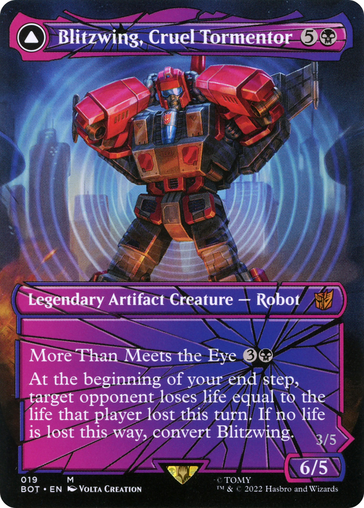 Blitzwing, Cruel Tormentor // Blitzwing, Adaptive Assailant (BOT) #19 [EN/N]