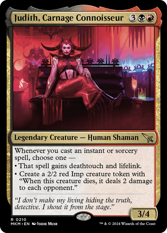 Judith, Carnage Connoisseur (MKM) #210 [EN/N] s/o