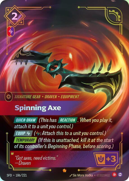 Spinning Axe (SFD) #186 [EN/F] s/o
