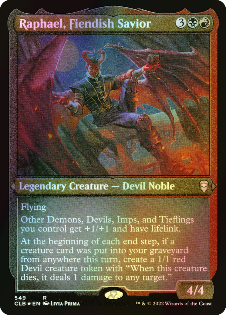 Raphael, Fiendish Savior (CLB) #549 [EN/E]