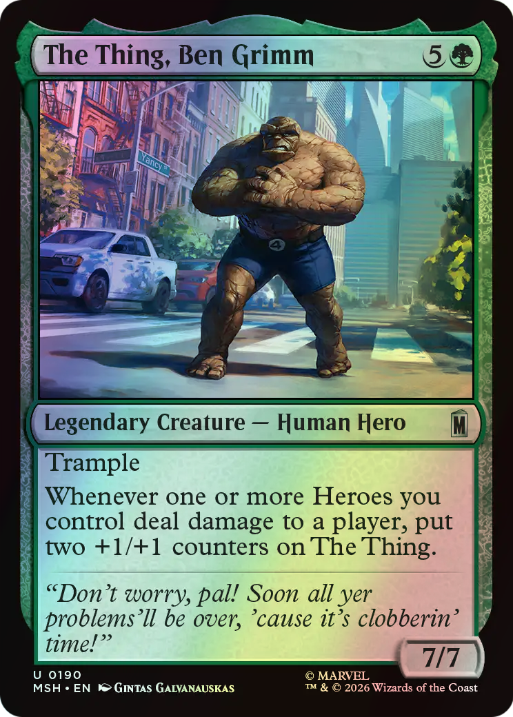 The Thing, Ben Grimm (MSH) #190 [EN/F] s/o