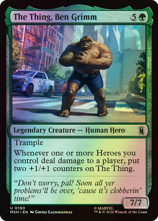 The Thing, Ben Grimm (MSH) #190 [EN/F] s/o