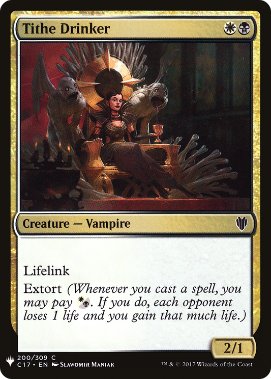 Tithe Drinker (PLST) #C17-200 [EN/N] s/o