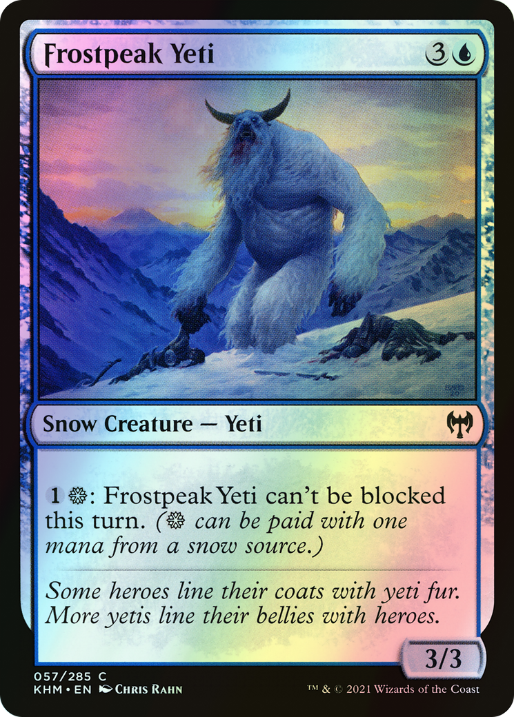 Frostpeak Yeti (KHM) #57 [EN/F]