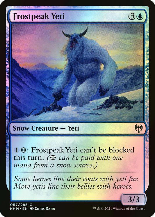 Frostpeak Yeti (KHM) #57 [EN/F]