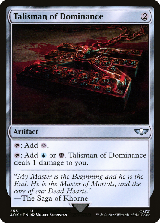 Talisman of Dominance (40K) #255 [EN/N] s/o