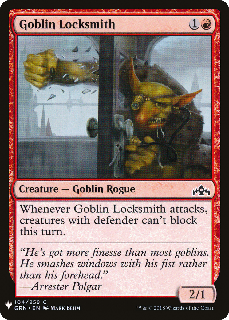 Goblin Locksmith (PLST) #GRN-104 [EN/N]