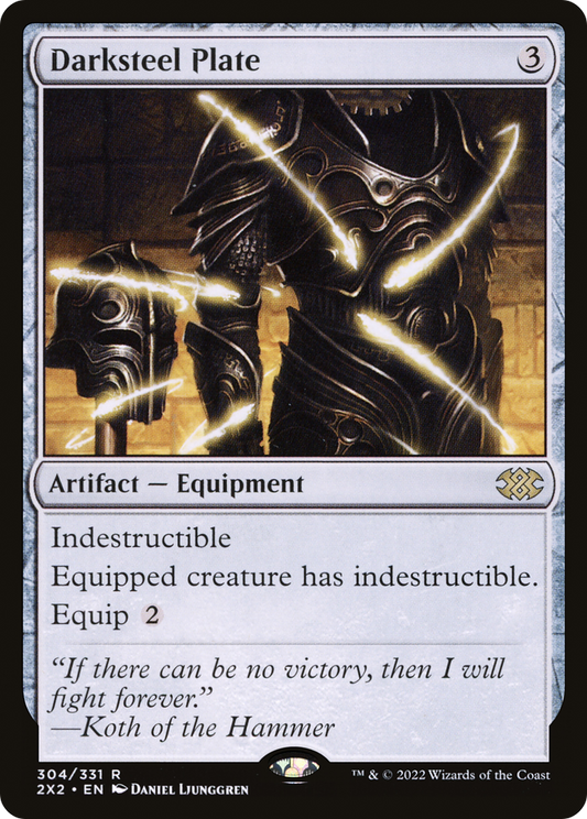 Darksteel Plate (2X2) #304 [EN/N]