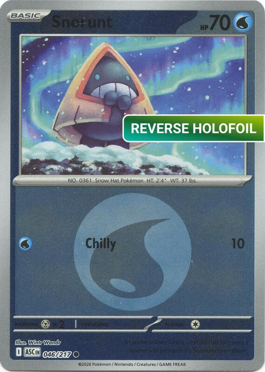 Snorunt - 046/217 (Energy Symbol Pattern) (ASC) #046_V3 [EN/R] s/o