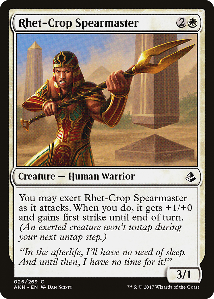 Rhet-Crop Spearmaster (AKH) #26 [EN/N]