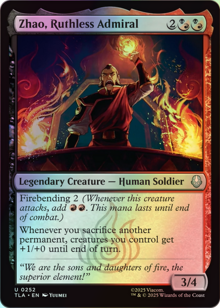 Zhao, Ruthless Admiral (TLA) #252 [EN/F] s/o