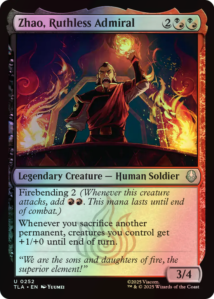 Zhao, Ruthless Admiral (TLA) #252 [EN/F] s/o