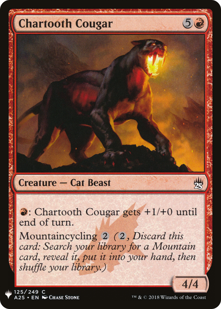 Chartooth Cougar (PLST) #A25-125 [EN/N]
