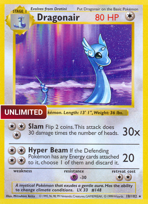 Dragonair (BS) #018 [EN/U] s/o
