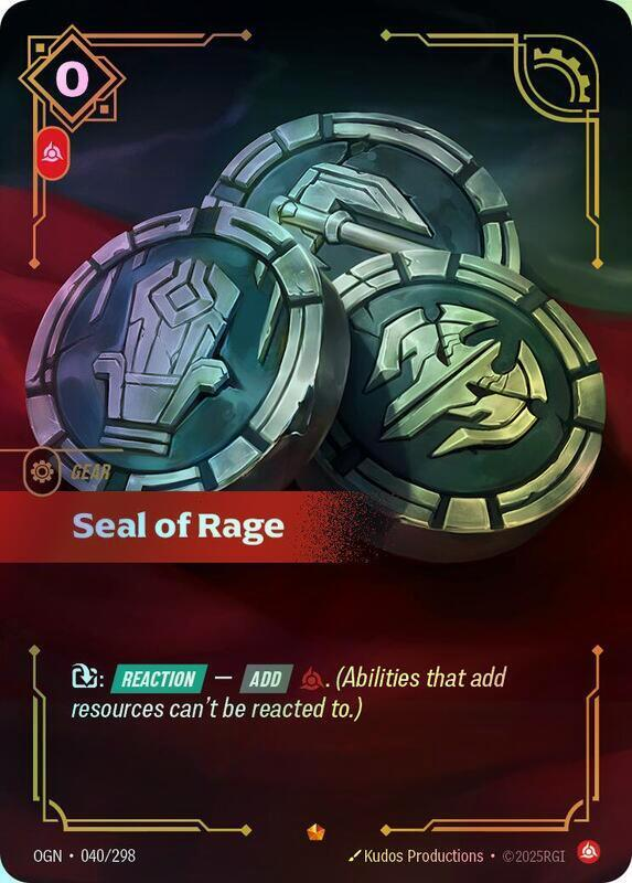 Seal of Rage (OGN) #040 [EN/F]