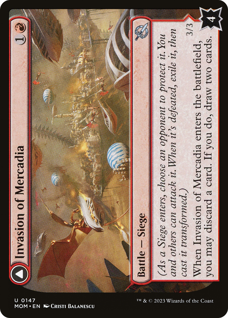 Invasion of Mercadia // Kyren Flamewright (MOM) #147 [EN/N] s/o
