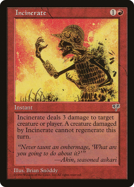 Incinerate (MIR) #184 [EN/N]