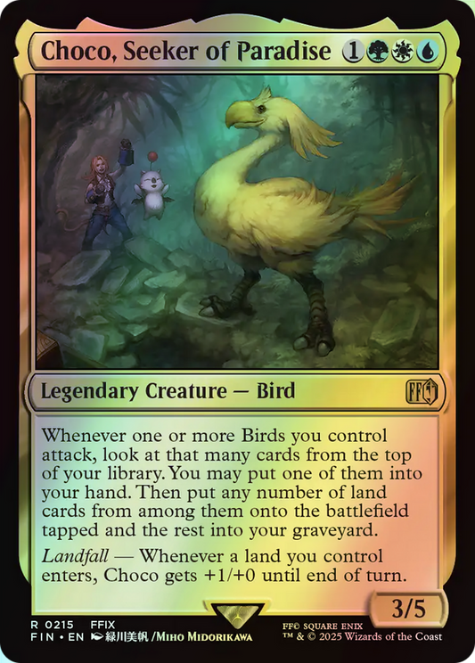 Choco, Seeker of Paradise (FIN) #215 [EN/F] s/o