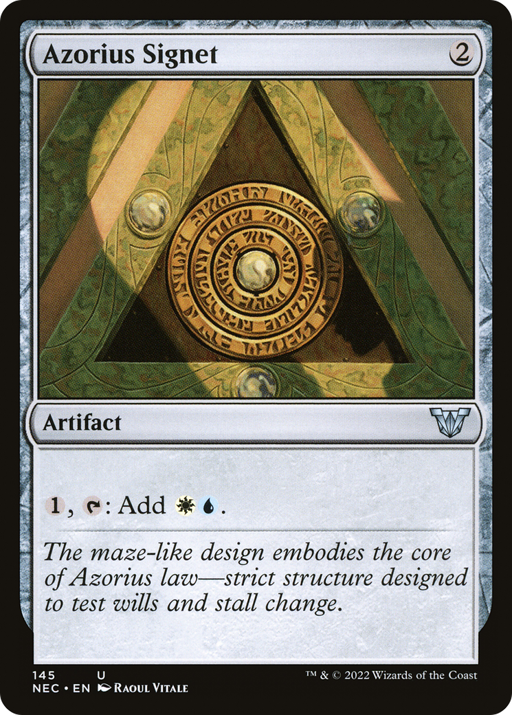 Azorius Signet (Neon Dynasty Commander) #145 [English/Nonfoil] | Magic ...