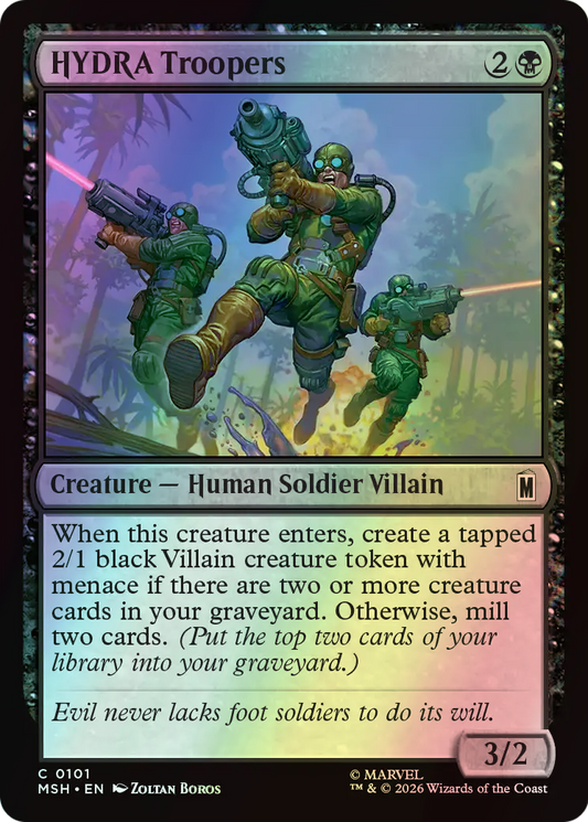HYDRA Troopers (MSH) #101 [EN/F]