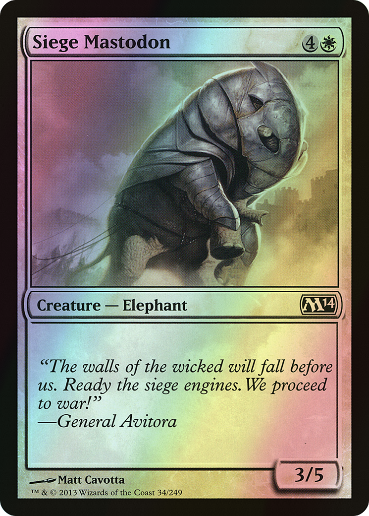 Siege Mastodon (M14) #34 [EN/F]