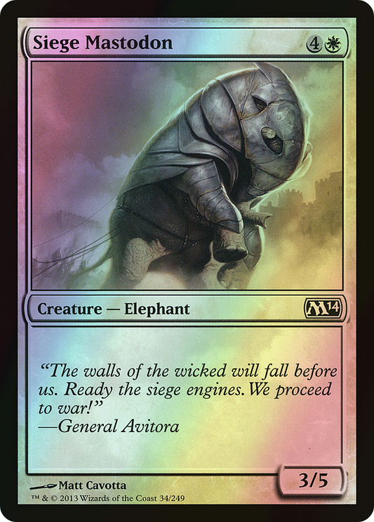 Siege Mastodon (M14) #34 [EN/F]