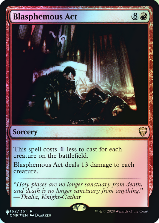 Blasphemous Act (PLST) #CMR-162 [EN/F] s/o