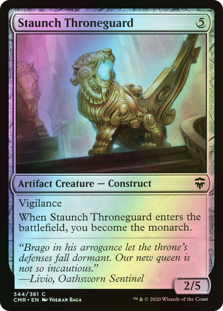 Staunch Throneguard (CMR) #344 [EN/F]