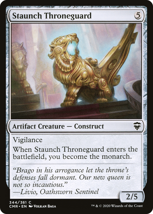 Staunch Throneguard (CMR) #344 [EN/N] s/o