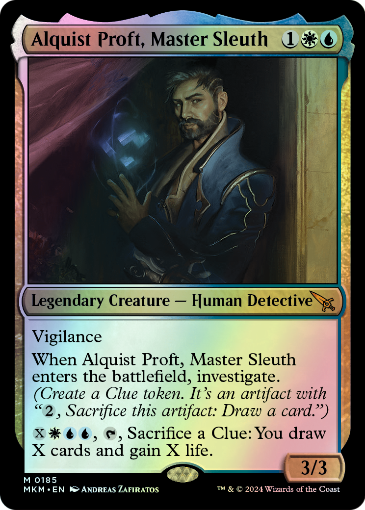 Alquist Proft, Master Sleuth (MKM) #185 [EN/F]