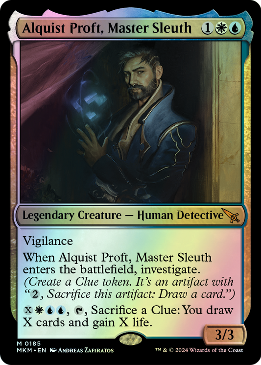 Alquist Proft, Master Sleuth (MKM) #185 [EN/F]