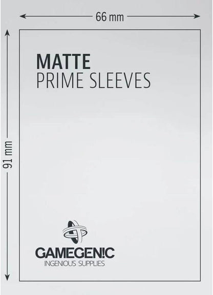 Gamegenic Prime Sleeves Matte:  Gray (100)