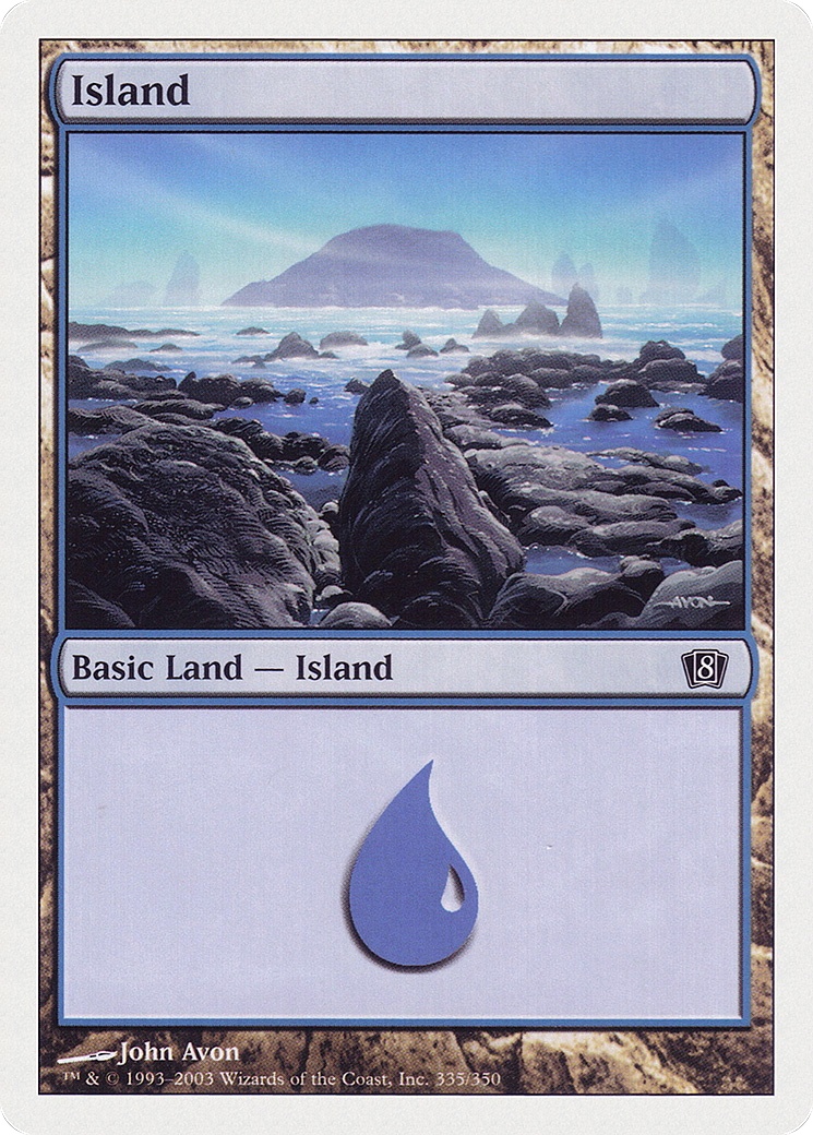 Island (8ED) #335 [EN/N]