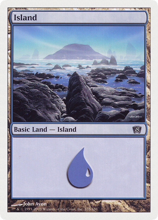 Island (8ED) #335 [EN/N]